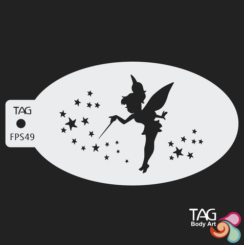 FAIRY DUST Face Paint Stencil TAG Body Art FPS49