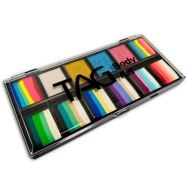 RAINBOW FAIRY GARDEN PALETTE Tag Body Art 12 x 10gm