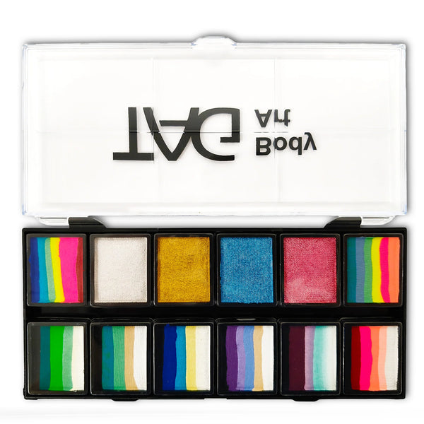 RAINBOW FAIRY GARDEN PALETTE Tag Body Art 12 x 10gm