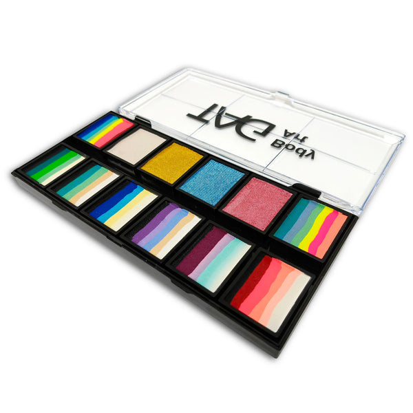 RAINBOW FAIRY GARDEN PALETTE Tag Body Art 12 x 10gm