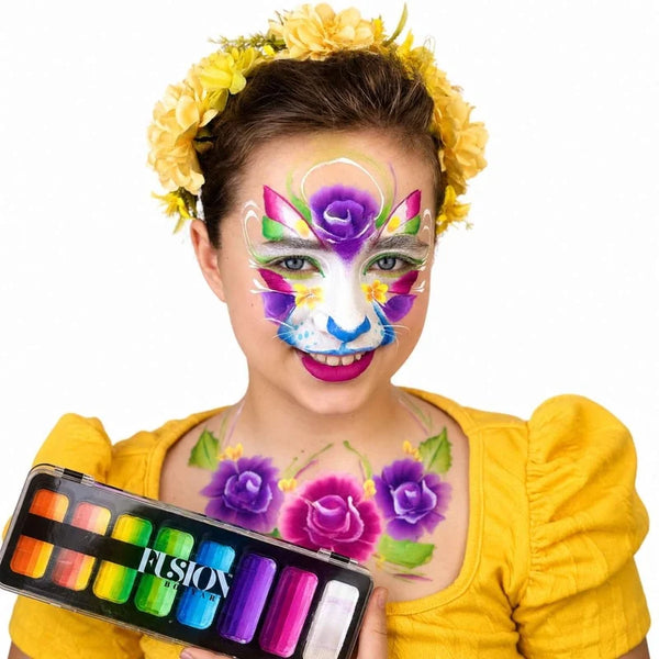 Fusion Thin Strokes | RAINBOW RUSH Face Paint Palette