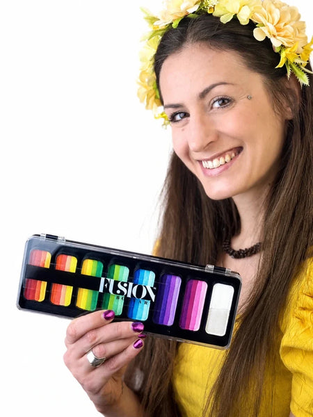 Fusion Thin Strokes | RAINBOW RUSH Face Paint Palette
