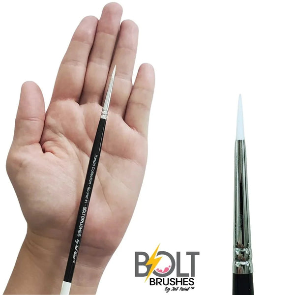 Bolt Face Painting Brush by Jest Paint PANDA COLLECTION round 1