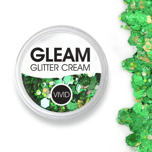 VIVID Glitter | “EVERGREEN” Gleam Chunky Glitter Cream 7.5g Jar