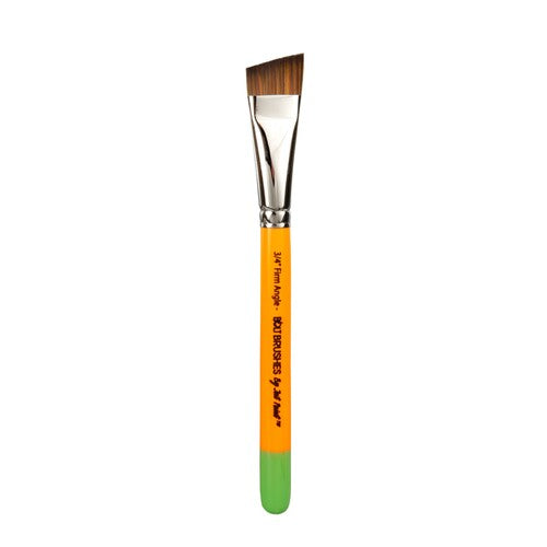 Bolt Face Painting Brush by Jest Paint FIRM 3/4 ANGLE
