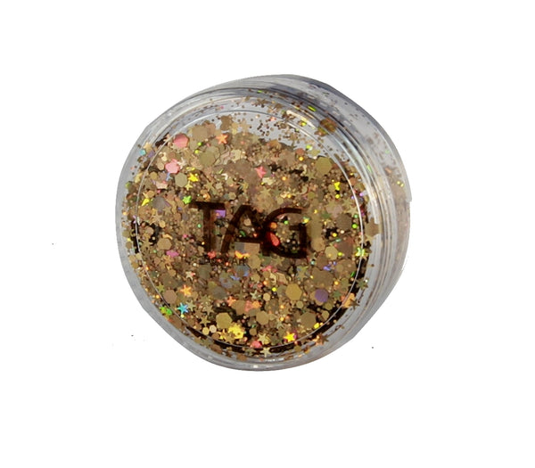Chunky Glitter GOLD by TAG BODY ART 10gm