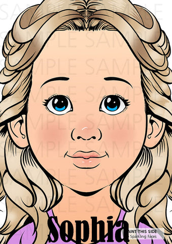 “SOPHIA” Sparkling Faces Practice Board