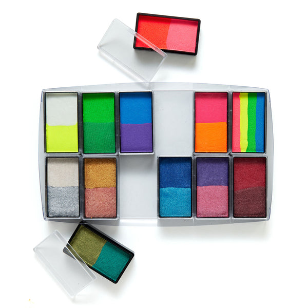GLOBAL All You Need Bright & Shiny  (22 Colours + one stroke) 12 x 15g Full Length Samplers
