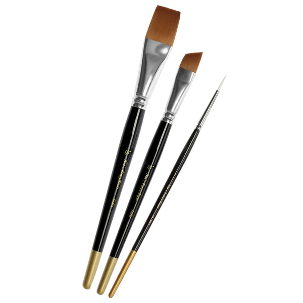 Nat’s Gold Edition “FACE PAINTING BRUSH 3pc SET”