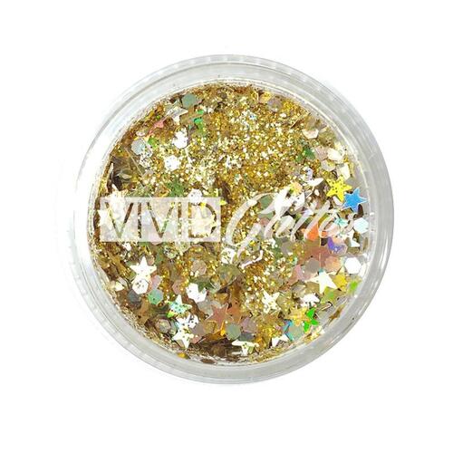 VIVID Glitter | “GOLD DUST” Loose Chunky Body Glitter  7.5g Jar