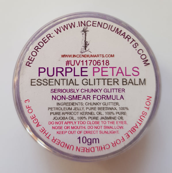 Essential Glitter Balm PURPLE PETALS