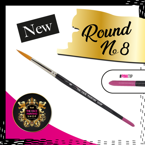 The Face Painting Shop ROUND size 8 Brush