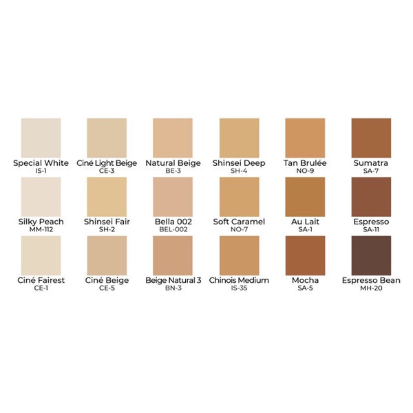 MediaPro Sheer Foundation Palette x 18 colours DIVERSE HARMONY