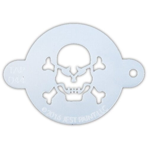 TAP 044 stencil Skull with Crossbones