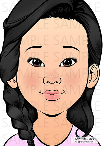 “JULIA” Sparkling Faces Practice Board
