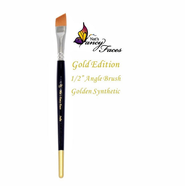 Nat’s Gold Edition “1/2 inch ANGLE brush