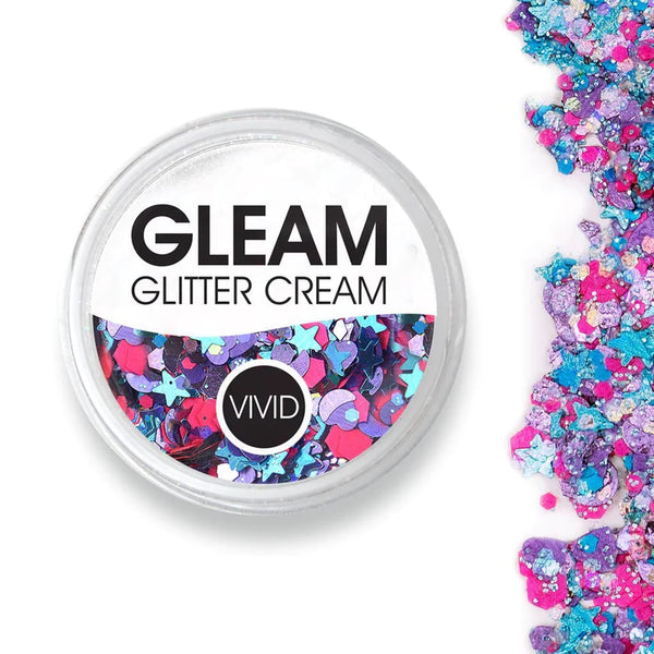 VIVID Glitter | “BLAZIN UNICORN” Gleam Chunky Glitter Cream 10g Jar