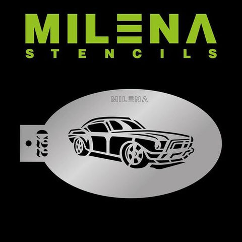 Milena Stencils Face Painting Stencil CAR C22