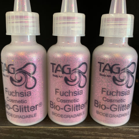 TAG cosmetic Bio Glitter FUCHSIA (dark pink/ burgundy version) 15ml