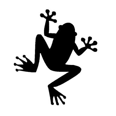 Frog TAG glitter tattoo stencil