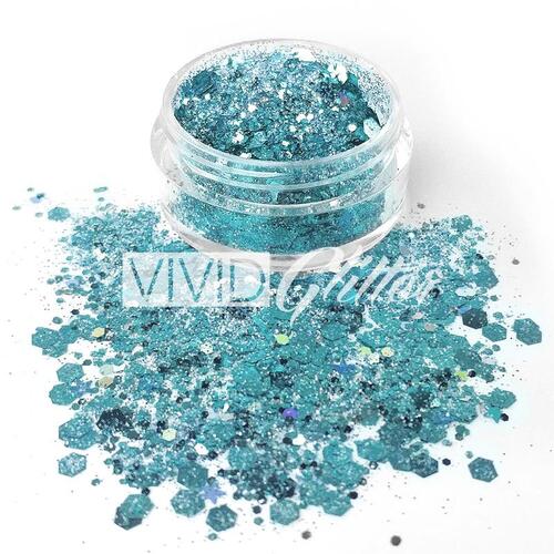 VIVID Glitter | “ANGELIC ICE” Loose Chunky Body Glitter 7.5g Jar