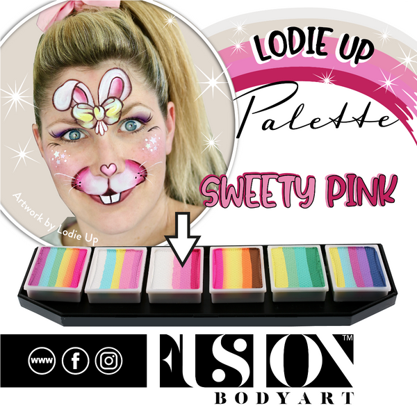 Fusion Lodie Up CUTE PASTEL RAINBOW palette