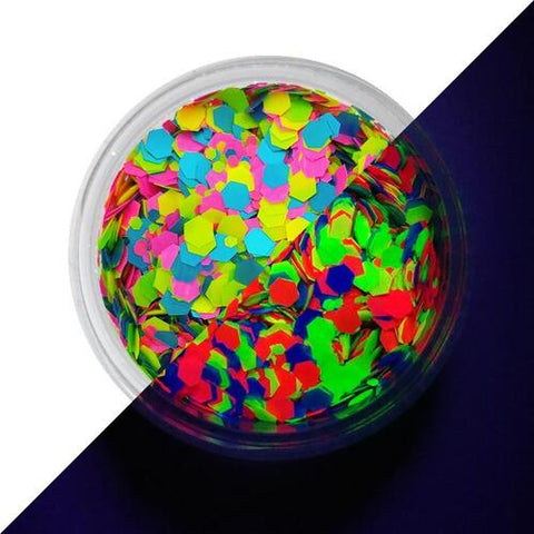 VIVID Glitter | “CANDY COSMOS” Loose Chunky Body Glitter UV 7.5g Jar