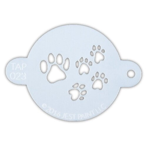 TAP 023 stencil Paw Prints