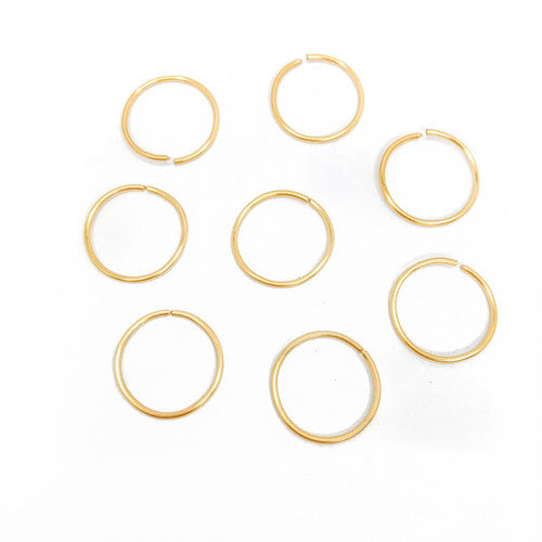 Living the Gleam GOLD (hair rings x 8)