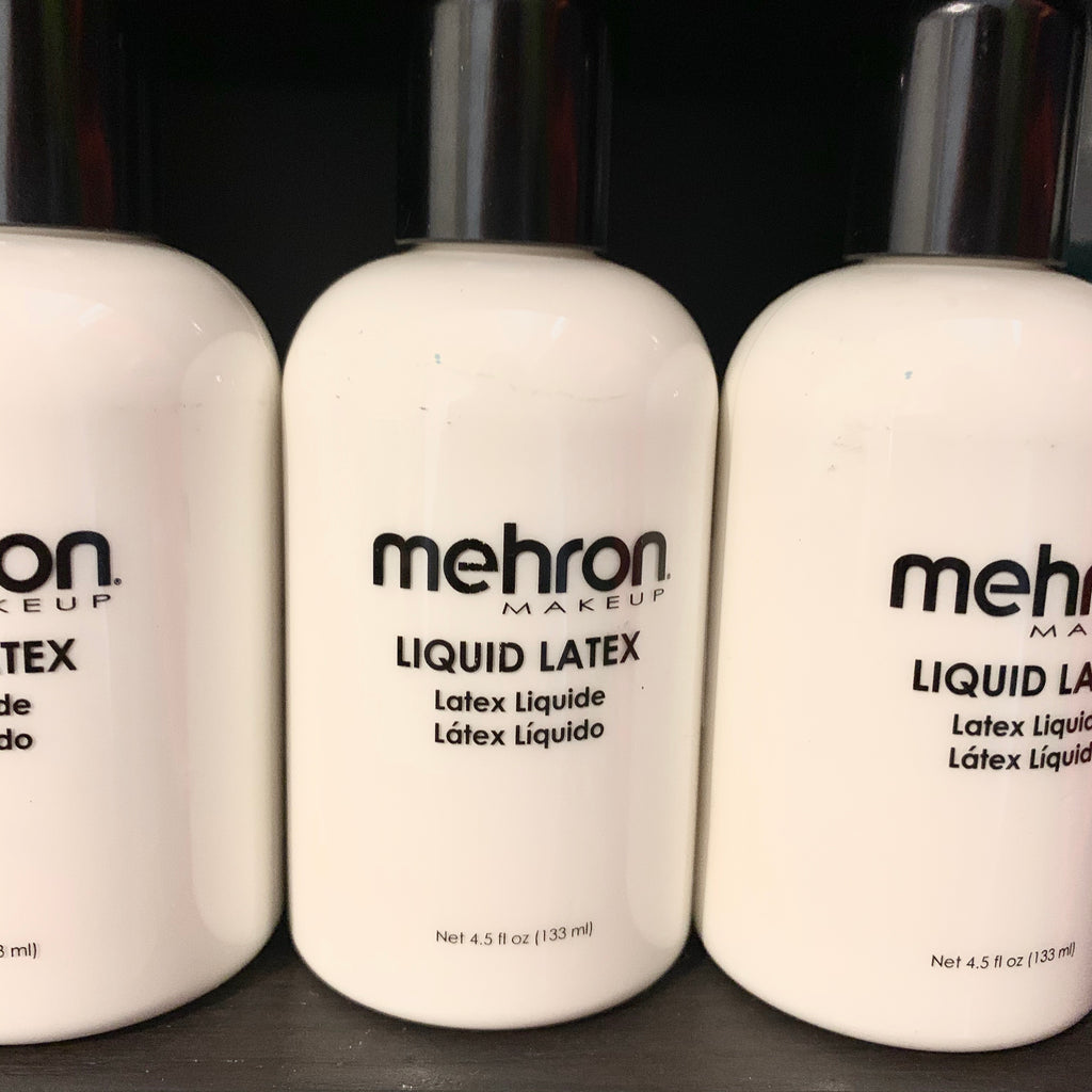 Mehron Makeup Liquid Latex | SFX Makeup | Halloween Latex Makeup | Latex  Glue for Skin | Prosthetic Glue 4.5 fl oz (133 ml) (Clear)