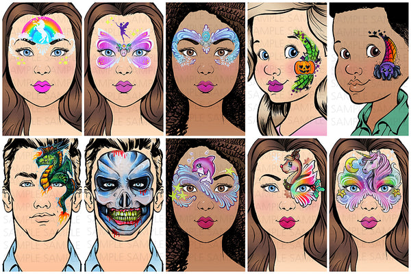 Sparkling Faces COLOURFUL and FUN by Elodie Ternois The Ultimate Face Painting Guide