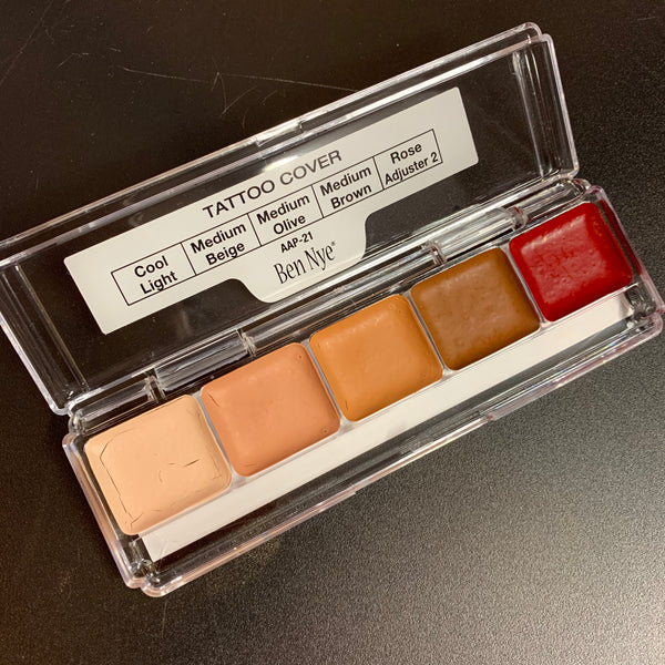Ben Nye TATTOO COVER Palette 5 colours 6gm
