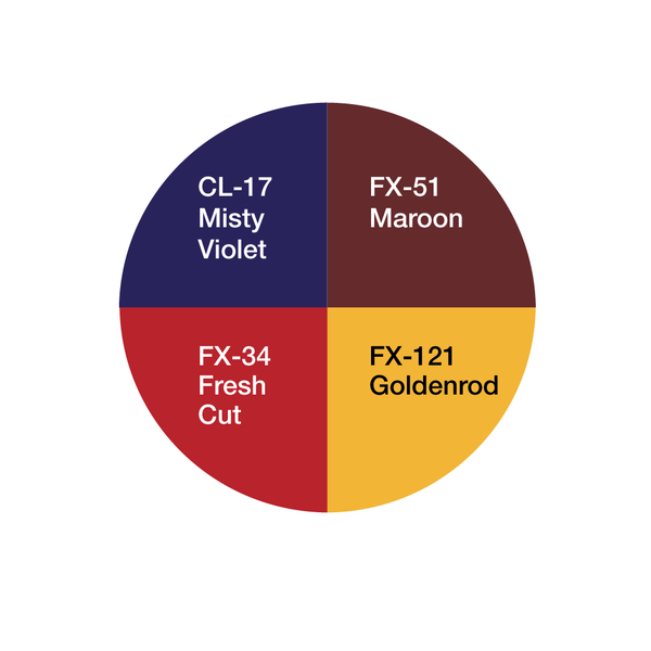 Ben Nye FX Color wheel BRUISE AND ABRASIONS wheel 4 colours 14gm