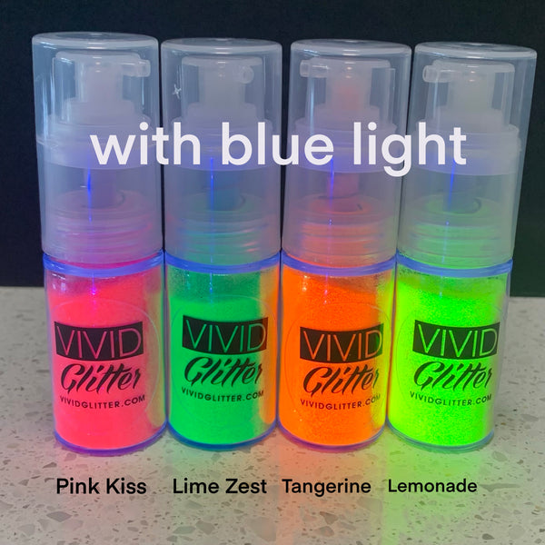 VIVID Glitter | UV LIME ZEST Fine Mist Glitter Spray Pump 14ml