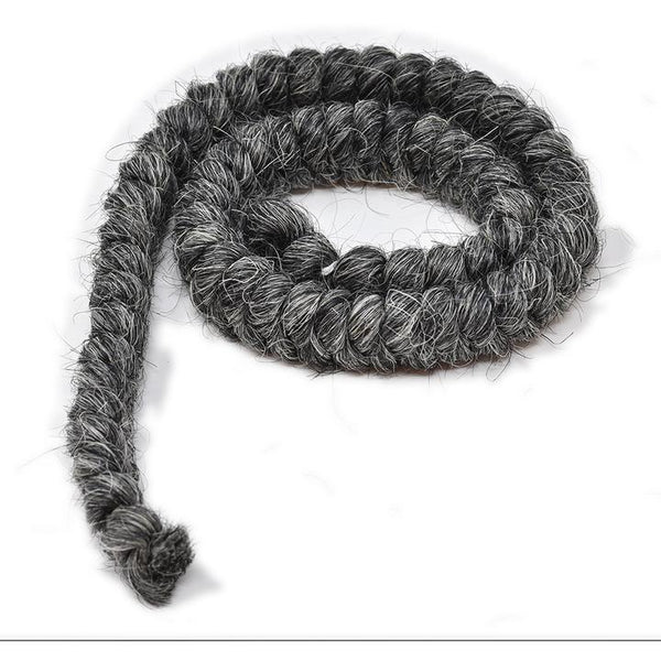 Mehron DARK GREY Crepe Hair 30cm