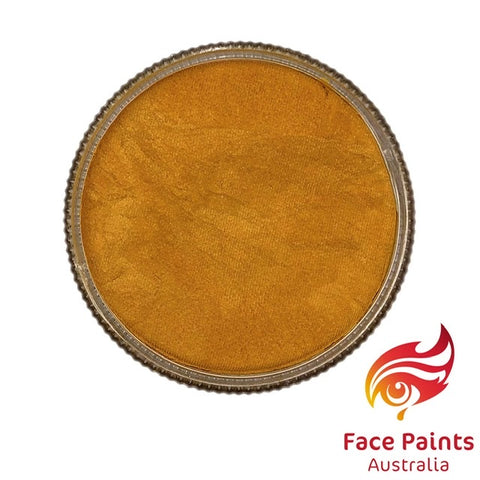 Face Paints Australia Metallix MUSTARD