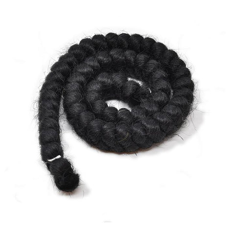 Mehron BLACK Crepe Hair 30cm