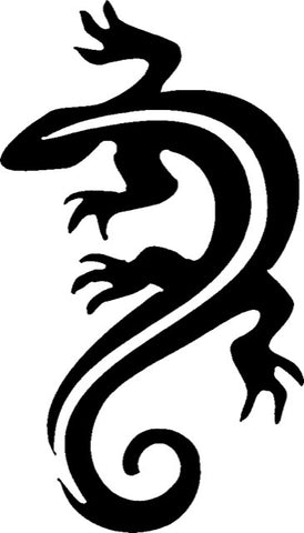 Lizard TAG glitter tattoo stencil