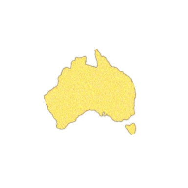 Australia map TAG glitter tattoo stencil