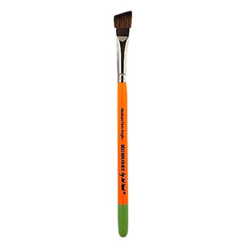 Bolt Face Painting Brush by Jest Paint MEDIUM FIRM ANGLE 5/8