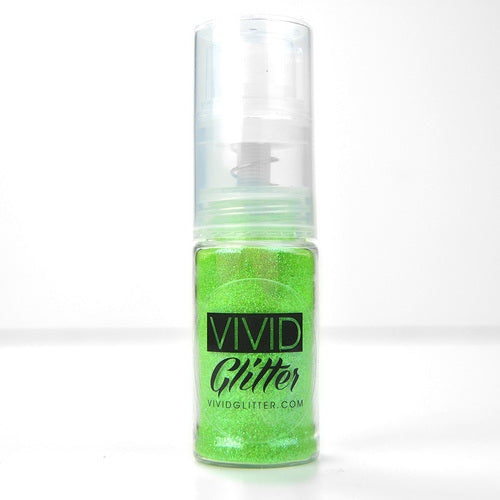 VIVID Glitter | UV LIME ZEST Fine Mist Glitter Spray Pump 14ml