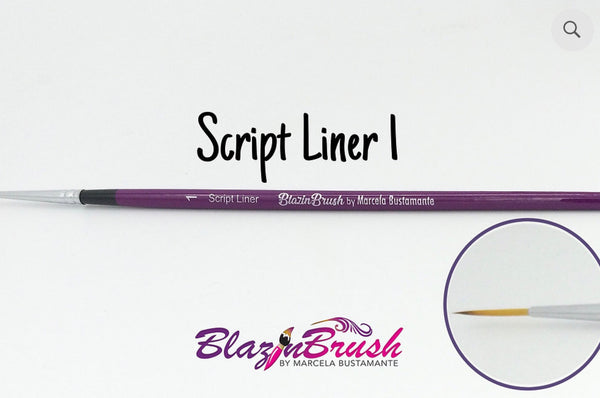 SCRIPT LINER 1 Blazin Brush by Marcela Bustamante