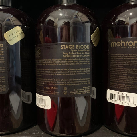 Mehron Stage Blood Dark Venous 472ml