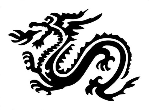 CHINESE DRAGON Ybody glitter tattoo stencil