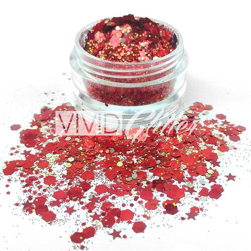 VIVID Glitter | “CARDINAL” Loose Chunky Body Glitter 7.5g Jar