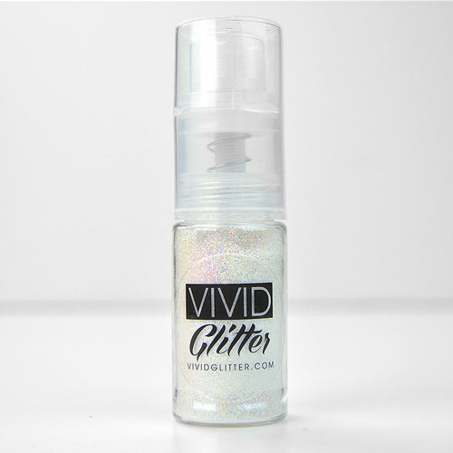 VIVID Glitter | WHITE HOLOGRAM Fine Mist Glitter Spray Pump 14ml