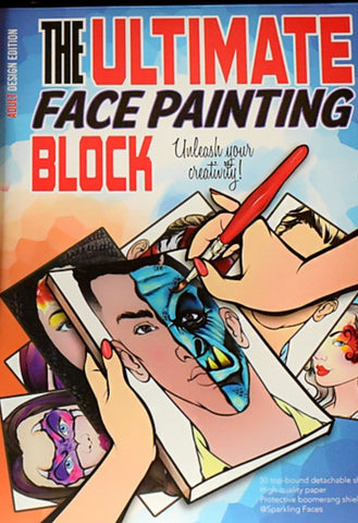 Sparkling Faces Ultimate Face Painting Block ADULT’S Edition