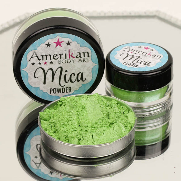 Amerikan Body Art Mica Powder GREEN APPLE