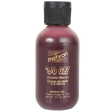 Mehron BLOOD RED 3D Gel Gelatin Effects 60ml