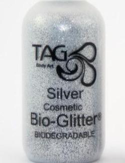 TAG cosmetic Bio Glitter SILVER 60ml bottle